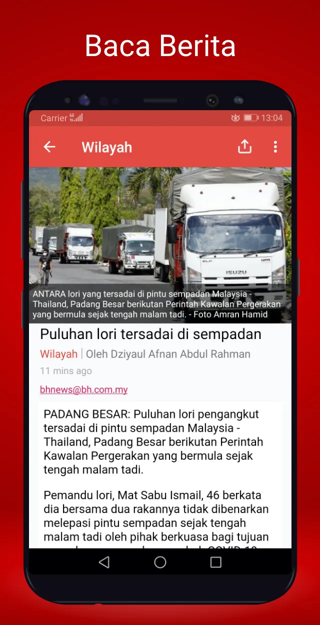 Berita Harian Mobile | Indus Appstore | Screenshot