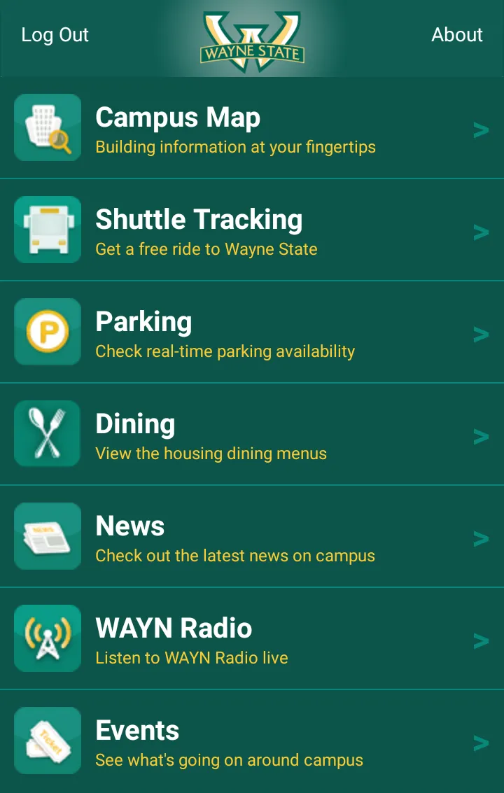 Wayne State Mobile | Indus Appstore | Screenshot