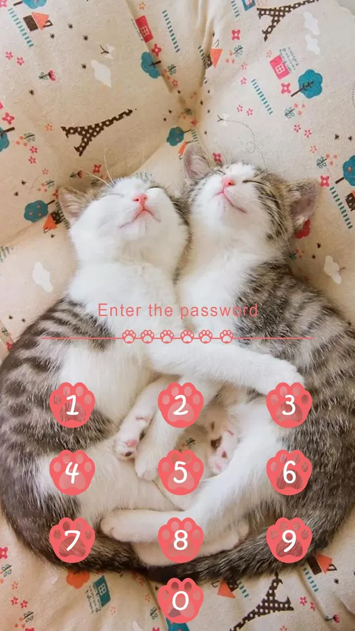 AppLock Theme Cute Cat | Indus Appstore | Screenshot