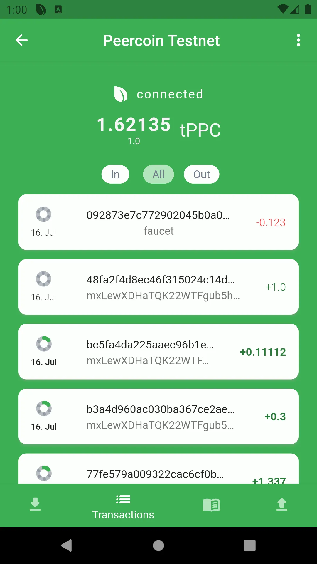 Peercoin Wallet | Indus Appstore | Screenshot