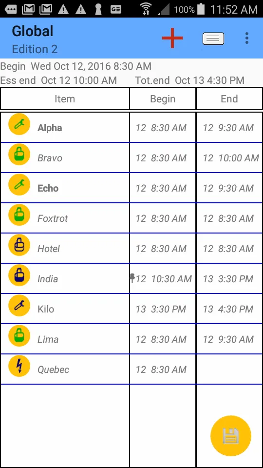 Short project planning | Indus Appstore | Screenshot