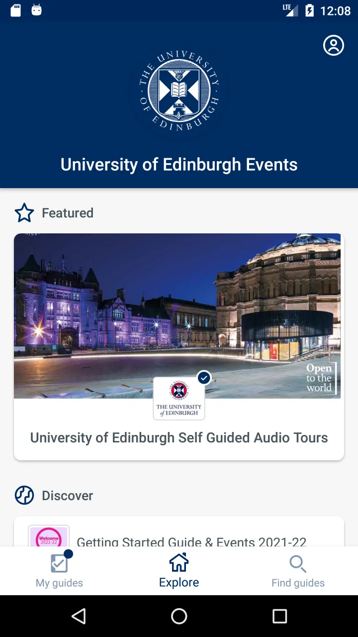 University of Edinburgh Events | Indus Appstore | Screenshot