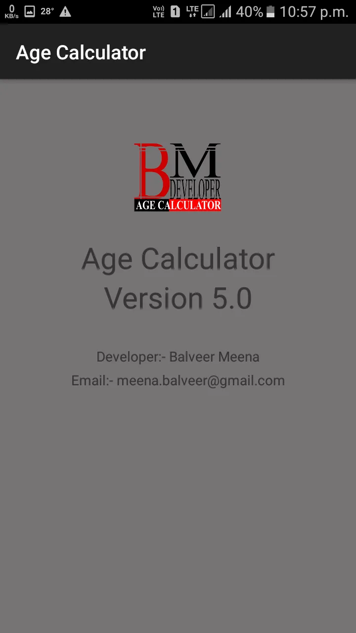 Simple Age Calculator | Indus Appstore | Screenshot