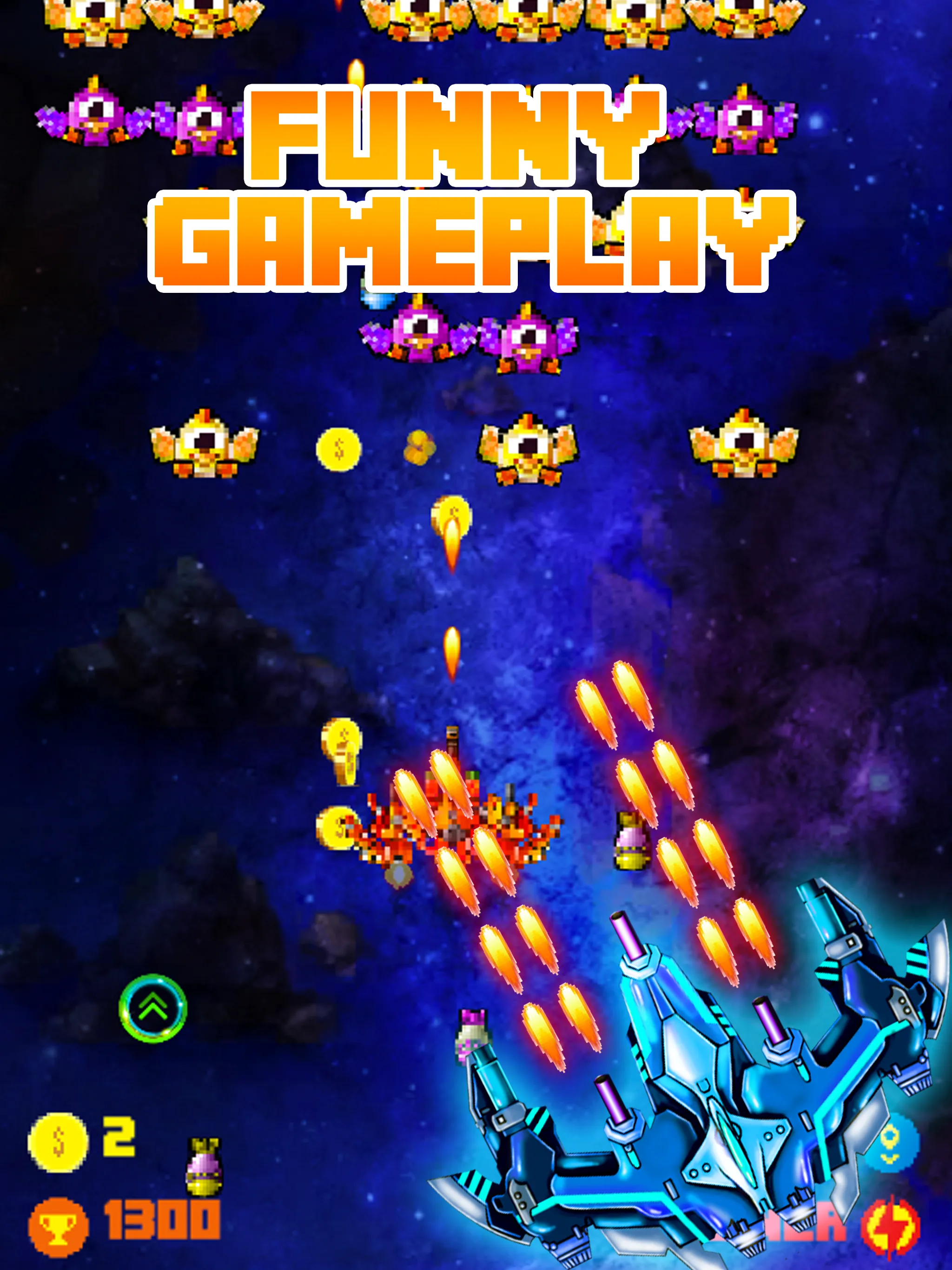 Pixel Galaxy Shooter | Indus Appstore | Screenshot