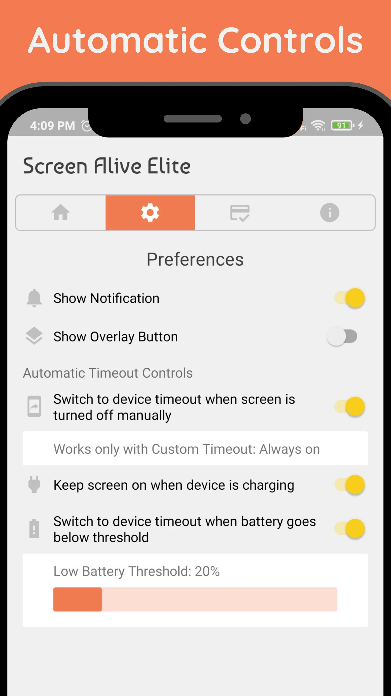 Screen Alive Elite: screen on | Indus Appstore | Screenshot