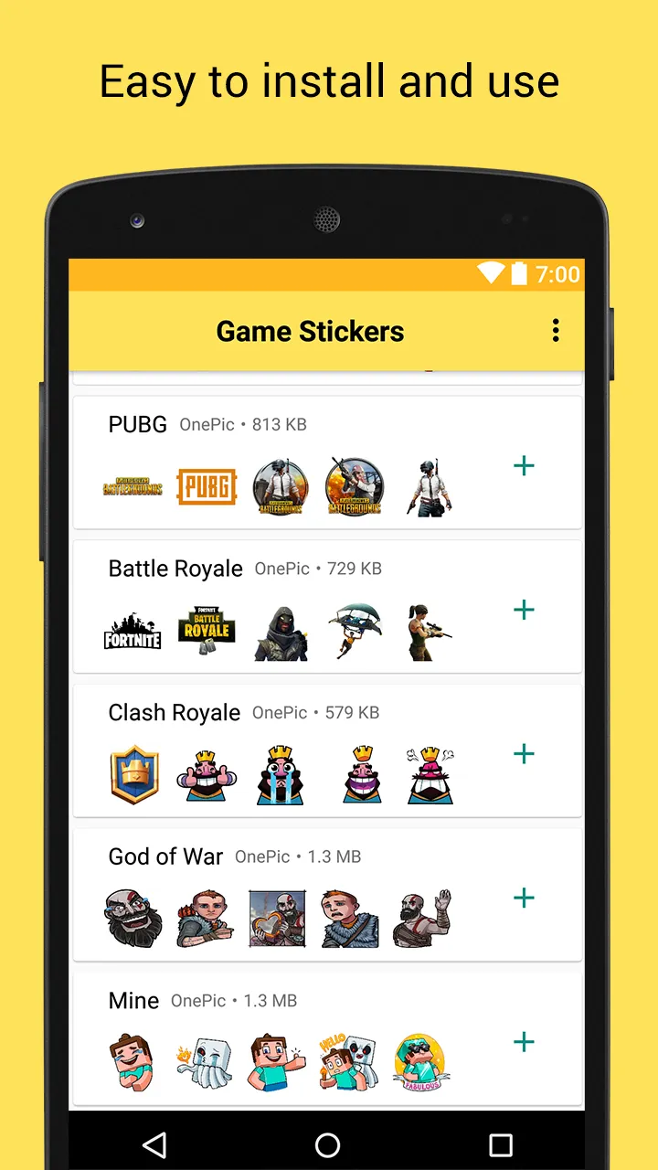 Game Stickers for Whatsapp | Indus Appstore | Screenshot