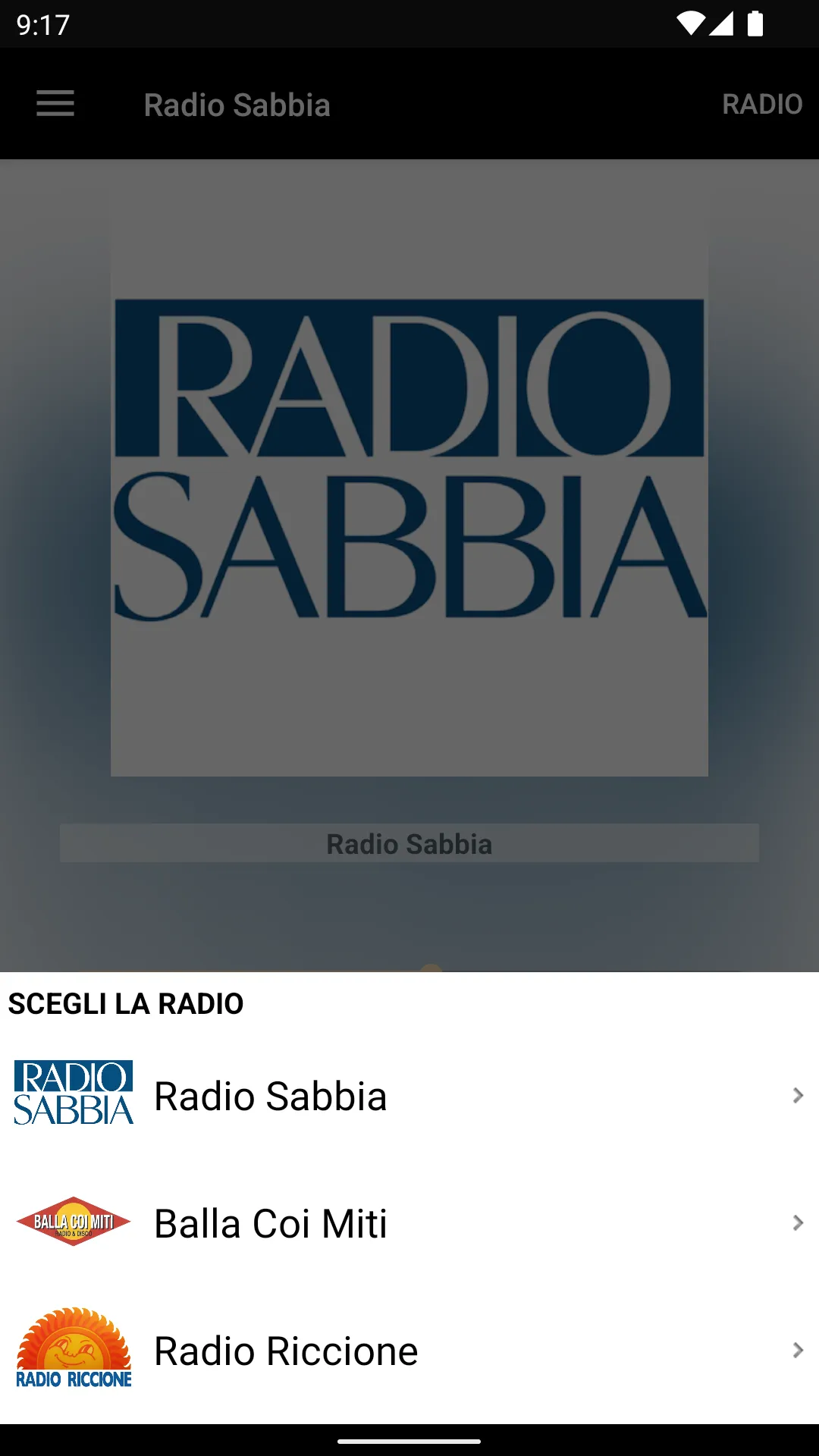 Radio Sabbia | Indus Appstore | Screenshot