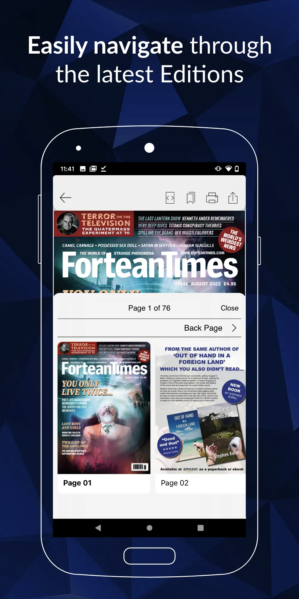 Fortean Times Magazine | Indus Appstore | Screenshot