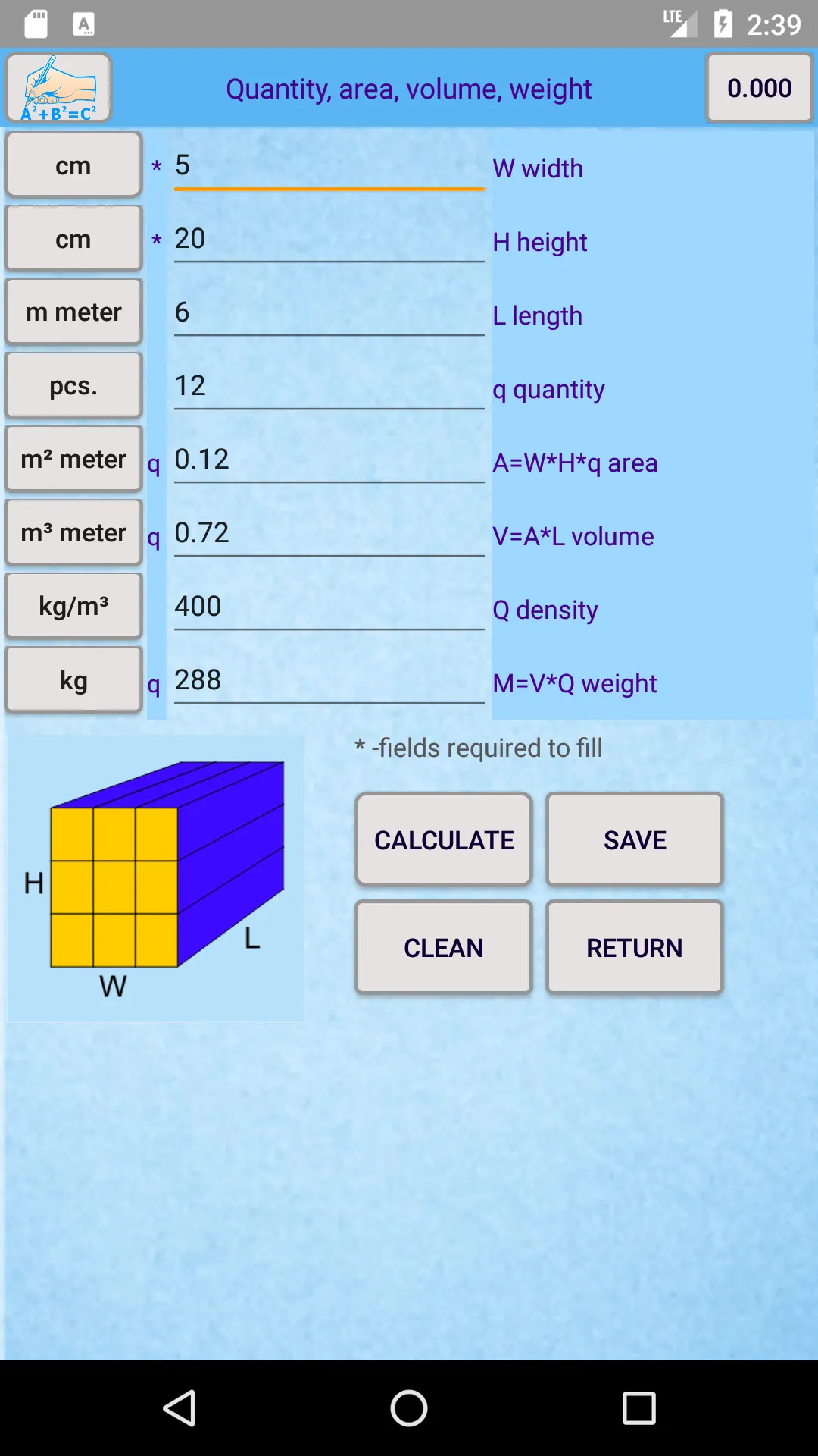 Formulas Calc Unit Converter   | Indus Appstore | Screenshot