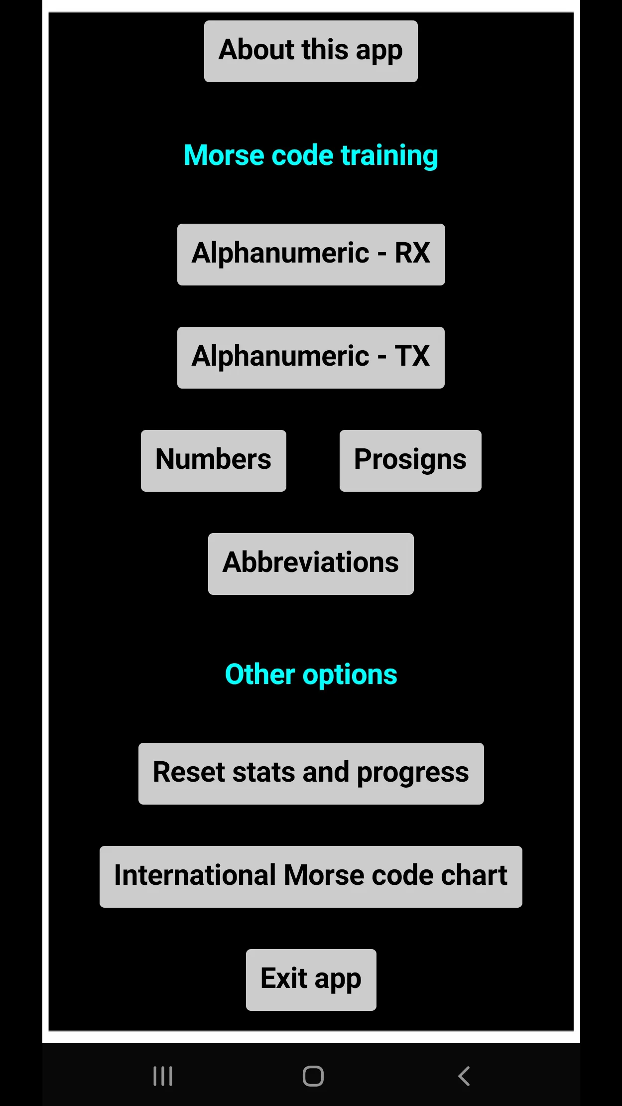 10 WPM CW Morse code trainer | Indus Appstore | Screenshot