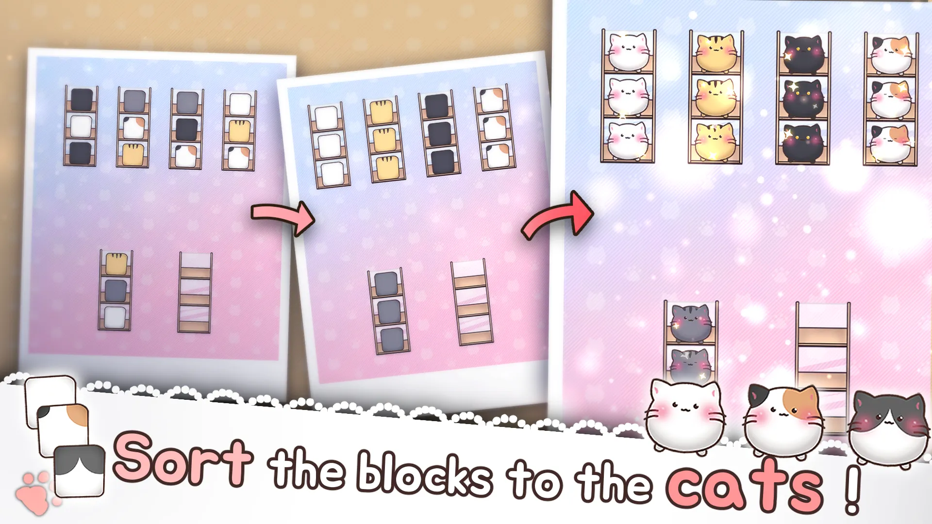 Sort the Cats - Brain puzzle | Indus Appstore | Screenshot