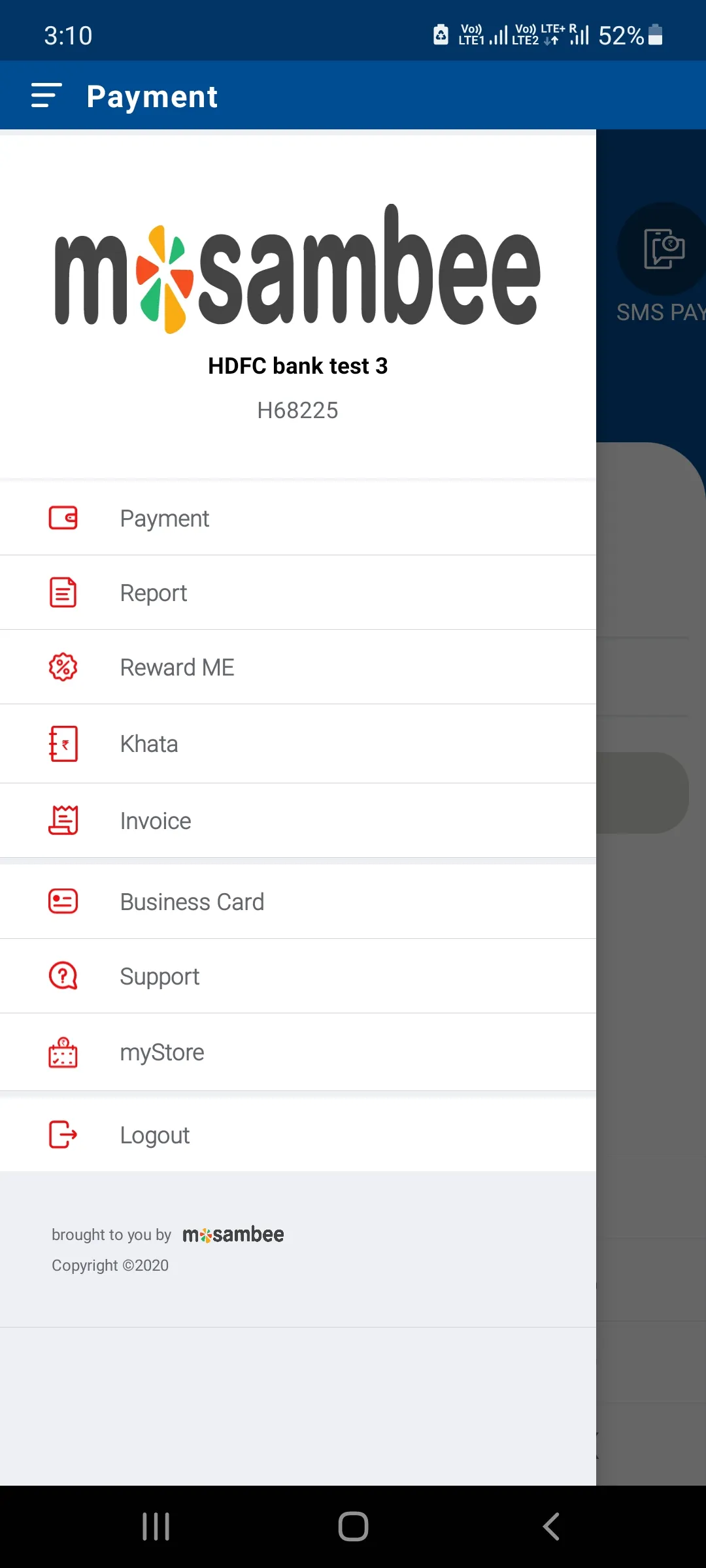 MOSAMBEE PAYMENTS | Indus Appstore | Screenshot