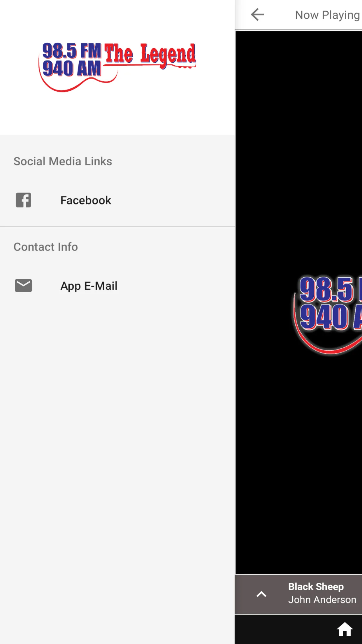 The Legend 98.5 FM | Indus Appstore | Screenshot