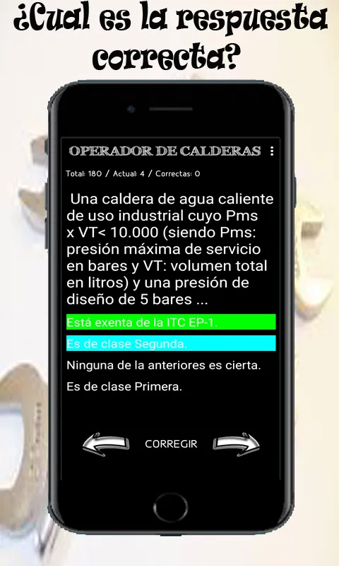 Test operador Calderas | Indus Appstore | Screenshot