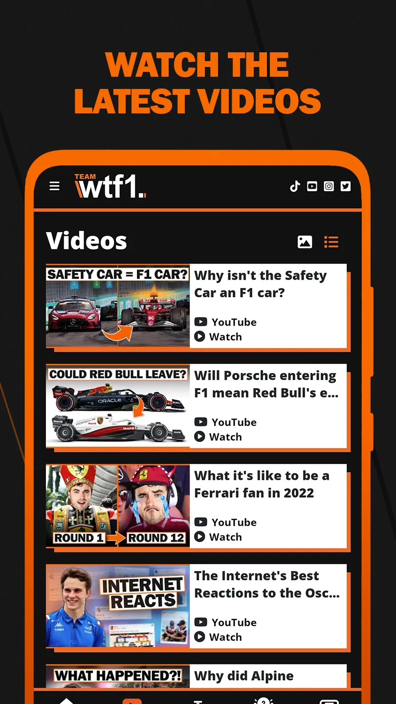 WTF1 | Indus Appstore | Screenshot