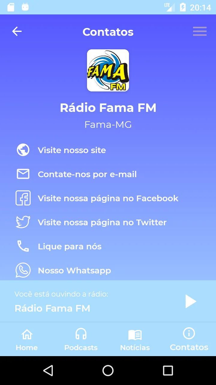 Fama FM | Indus Appstore | Screenshot