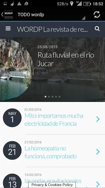 WORDP revista de ciencia y tec | Indus Appstore | Screenshot