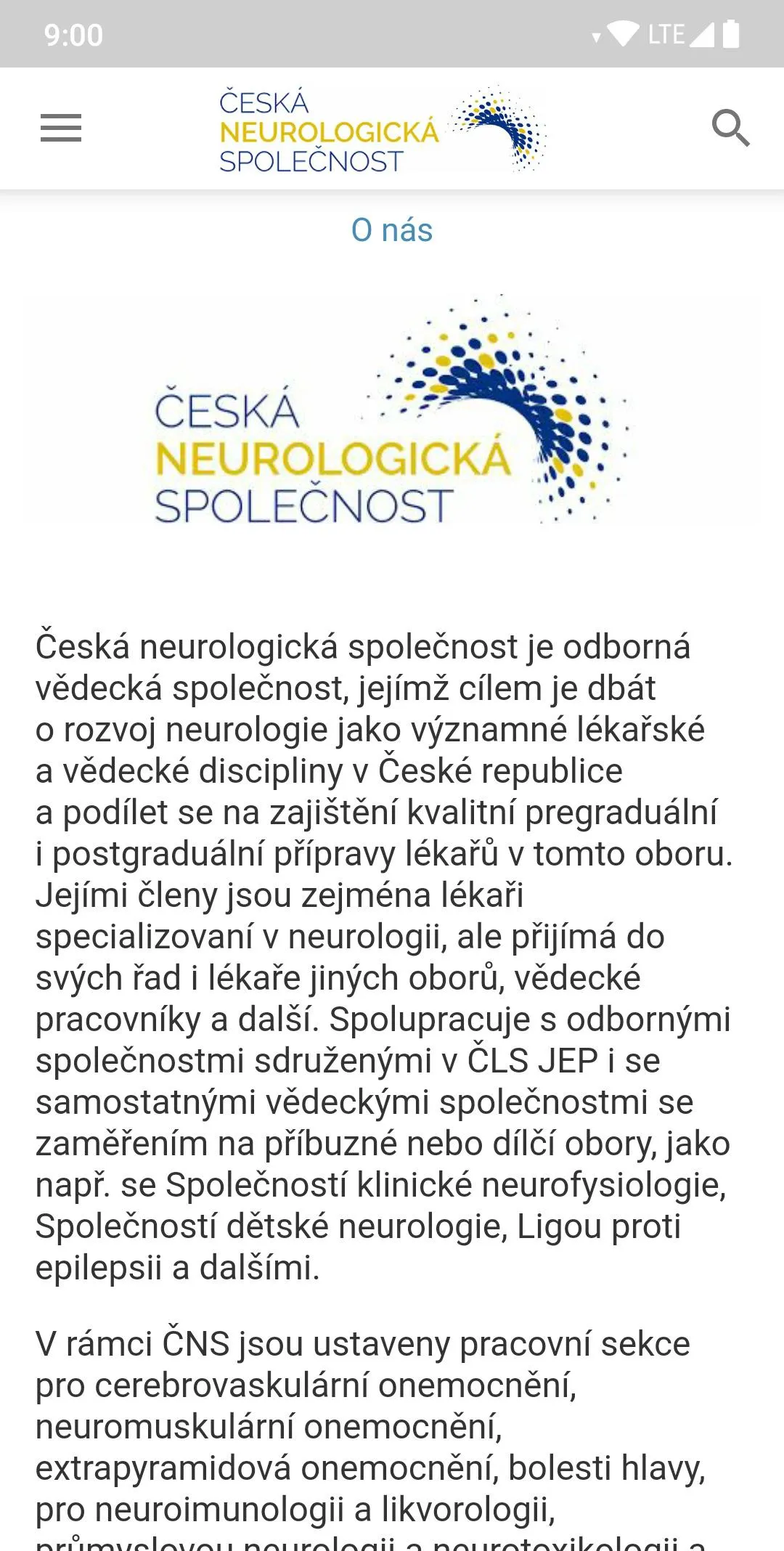 Česká neurologická společnost | Indus Appstore | Screenshot