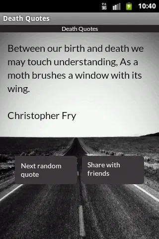 Death Quotes | Indus Appstore | Screenshot