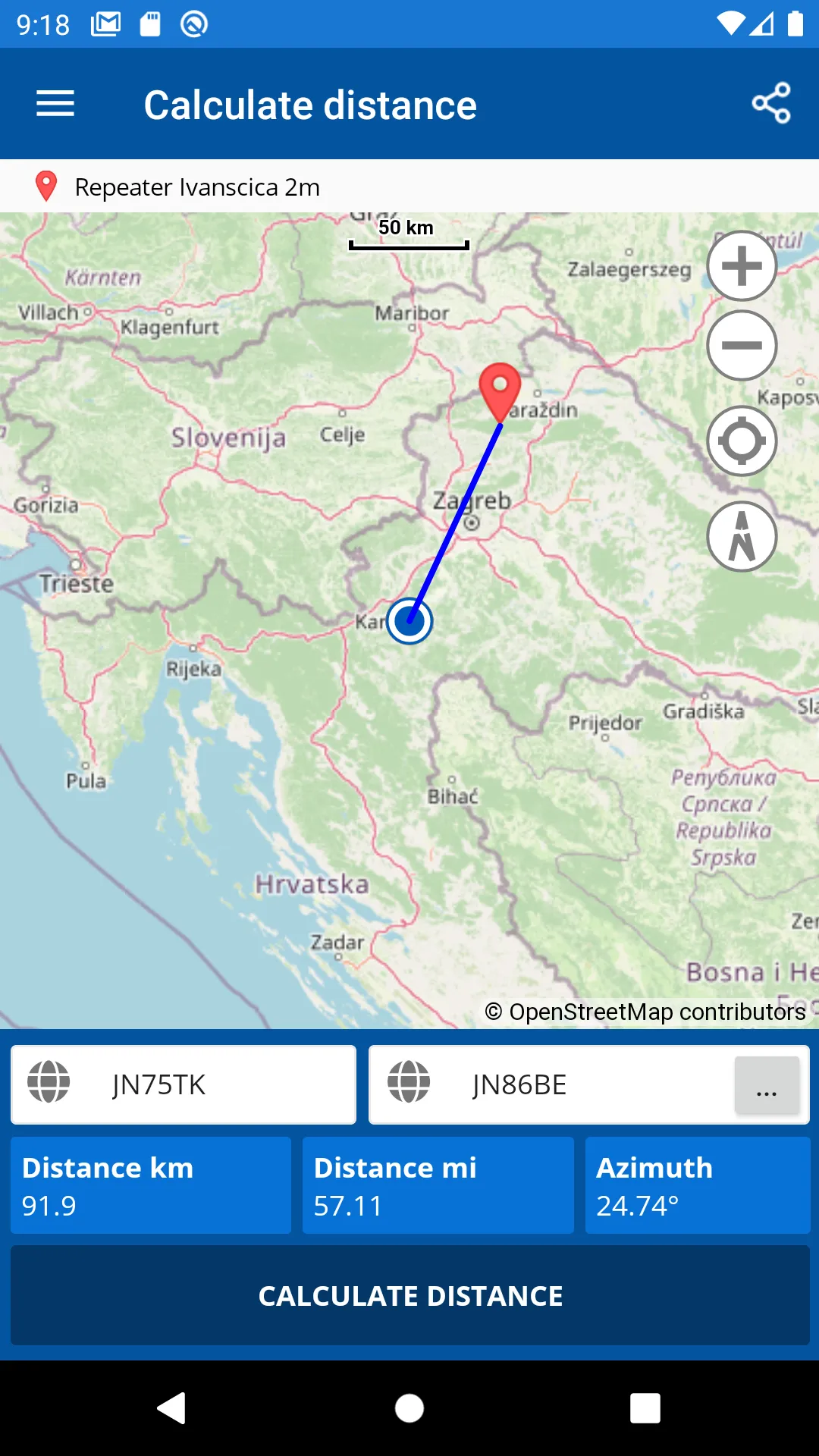 QTH locator toolkit HAM radio | Indus Appstore | Screenshot