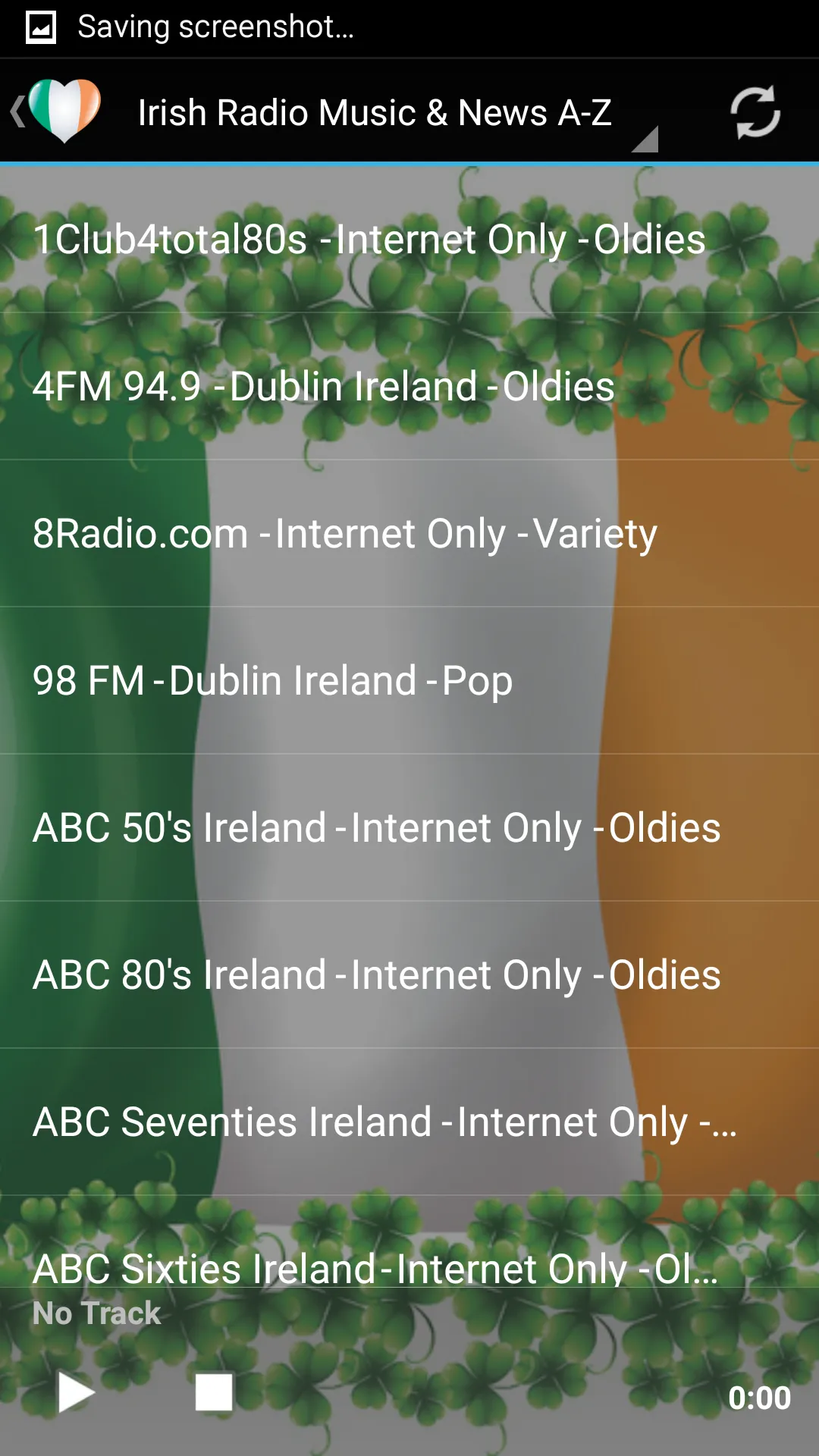 Irish Radio Stations | Indus Appstore | Screenshot