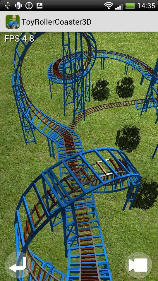 Toy RollerCoaster 3D | Indus Appstore | Screenshot