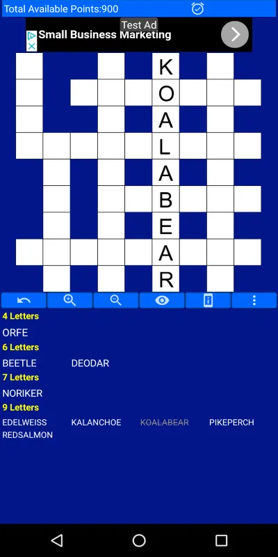 Fill it ins crossword puzzles | Indus Appstore | Screenshot