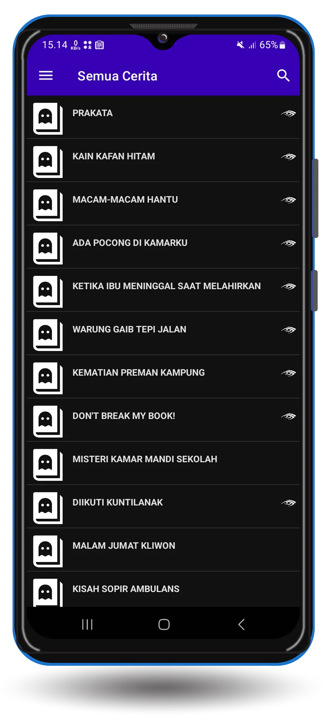 1000+ Cerita Hantu Horor Nyata | Indus Appstore | Screenshot