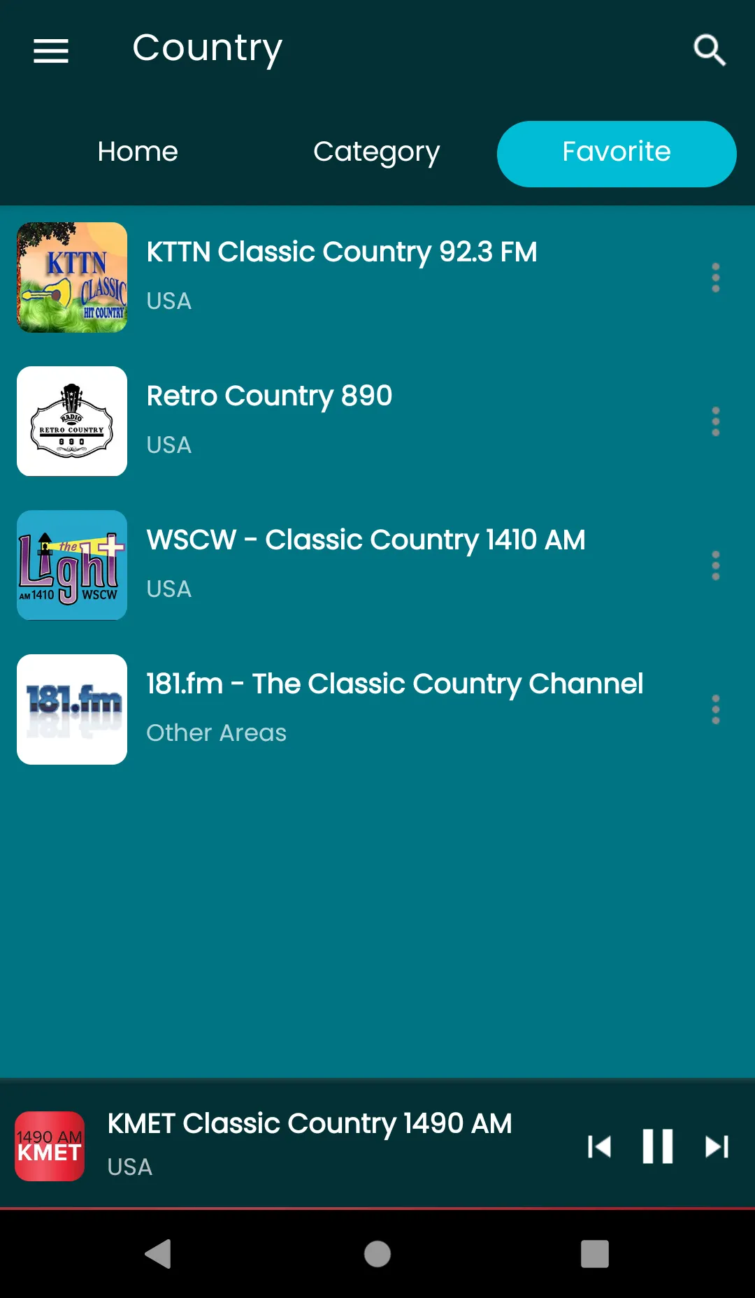 Radio country music | Indus Appstore | Screenshot