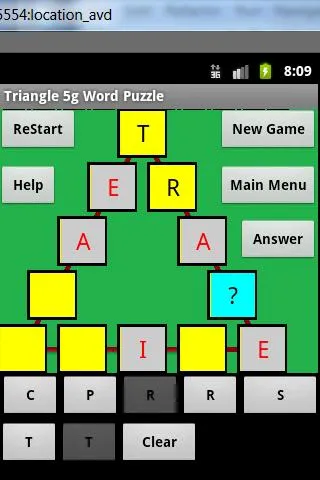 Word Triangle 5g puzzle | Indus Appstore | Screenshot