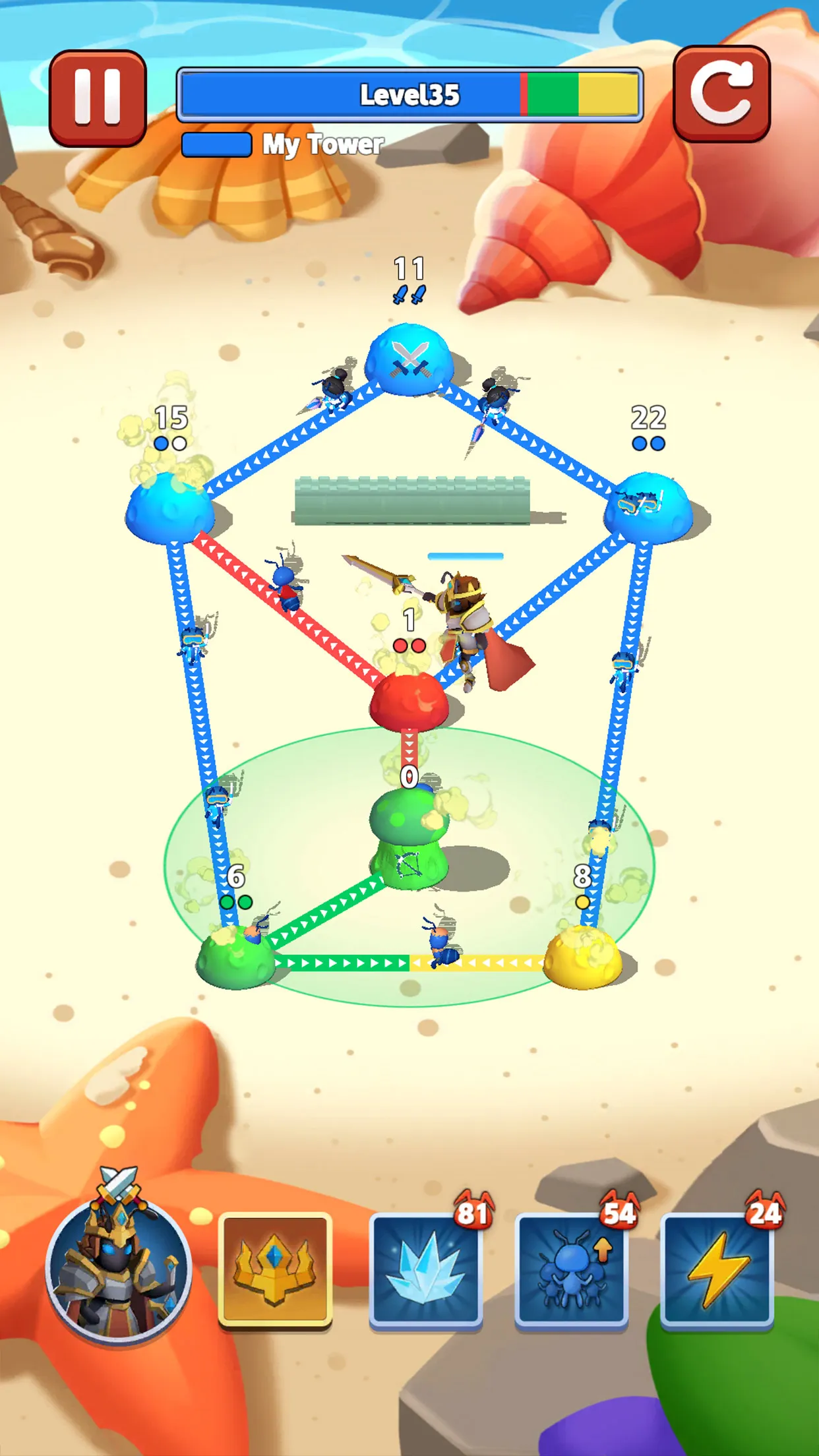 Ant Fight 2: Tower War Games | Indus Appstore | Screenshot