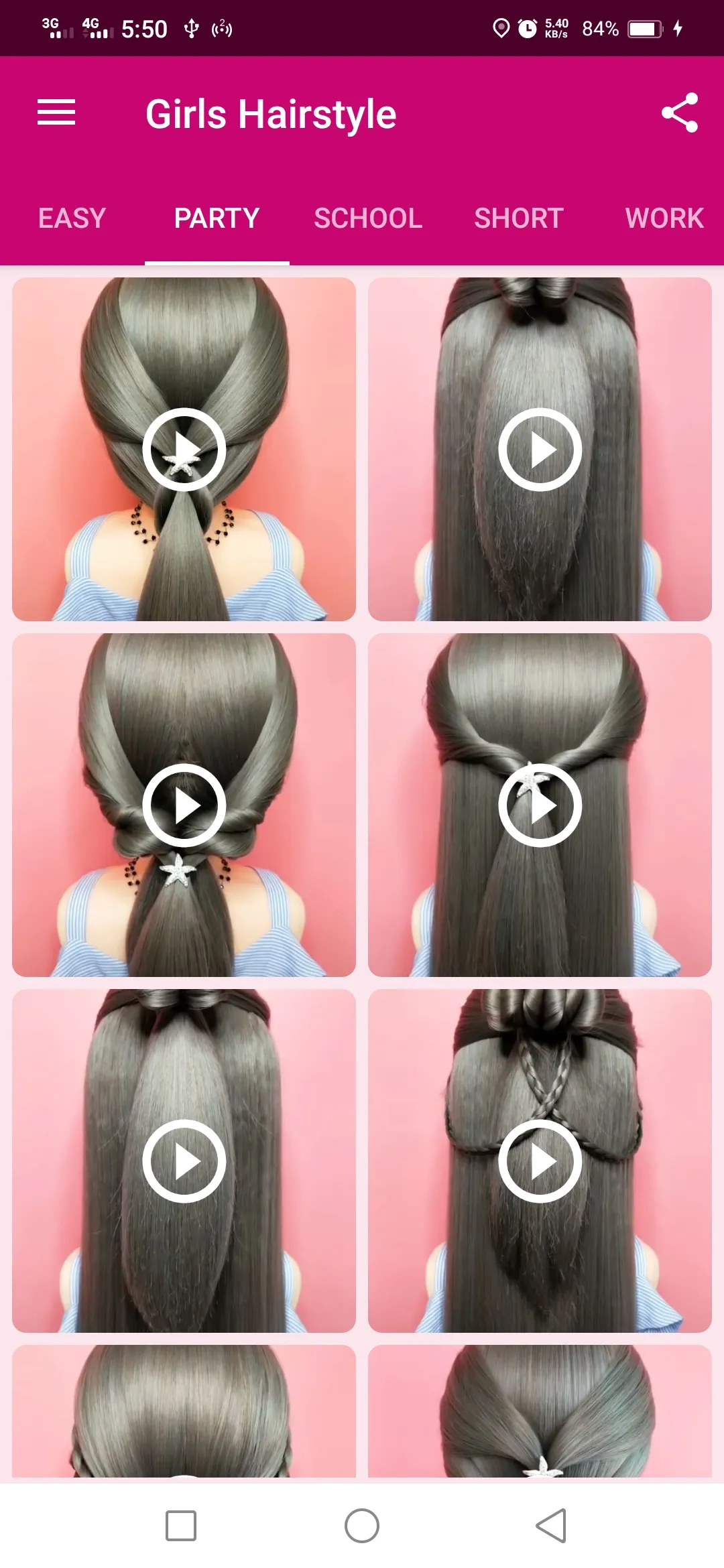 Girls Hairstyle Step By Step | Indus Appstore | Screenshot