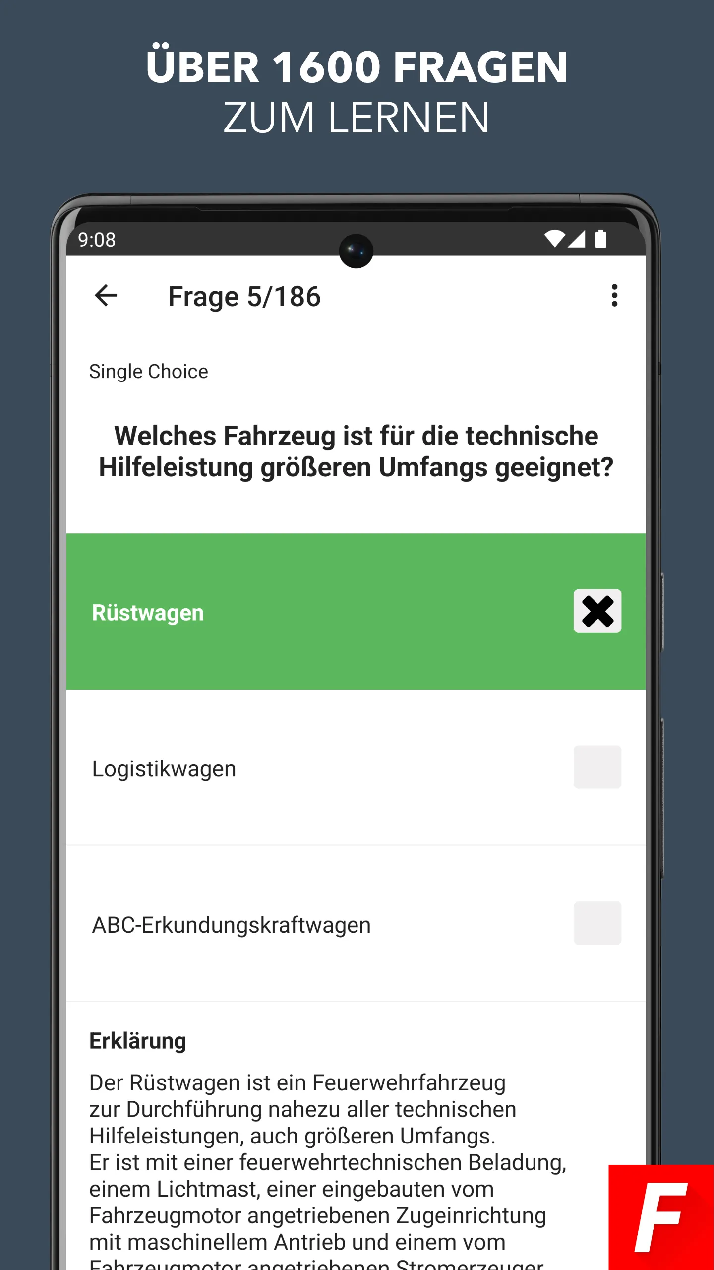 Feuerwehr Prüfungshilfe | Indus Appstore | Screenshot