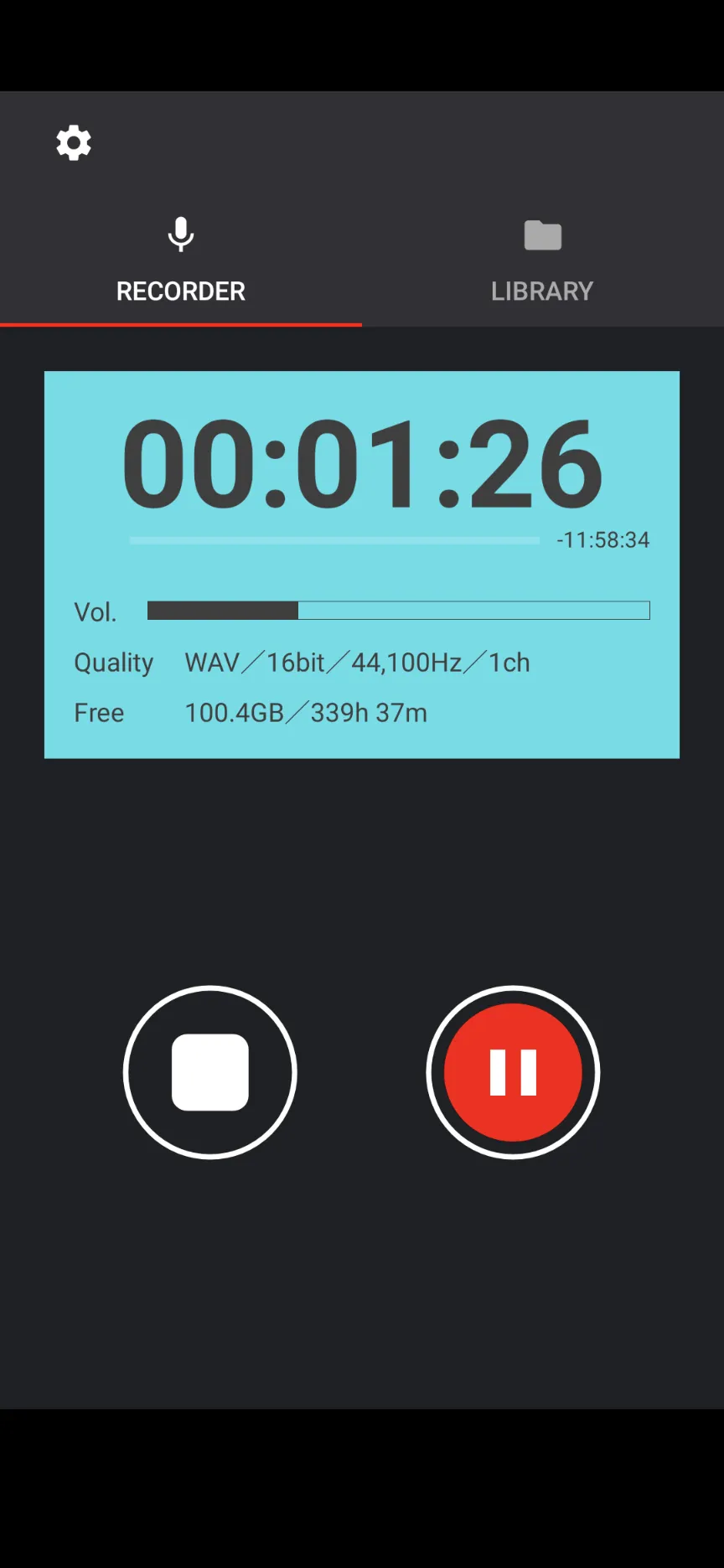 PCM Recorder | Indus Appstore | Screenshot