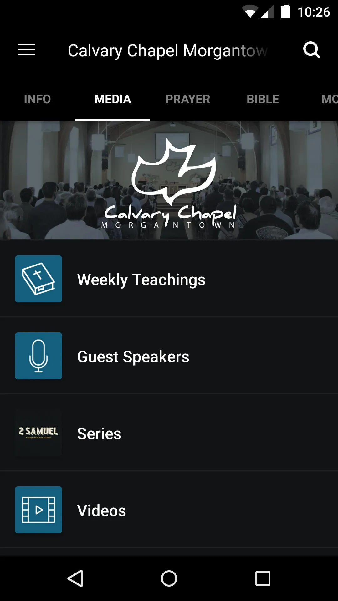 Calvary Chapel Morgantown WV | Indus Appstore | Screenshot