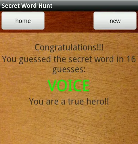 Secret Word Hunt | Indus Appstore | Screenshot