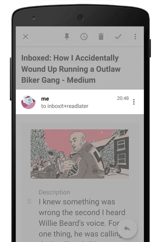 InboxIt - read it later | Indus Appstore | Screenshot