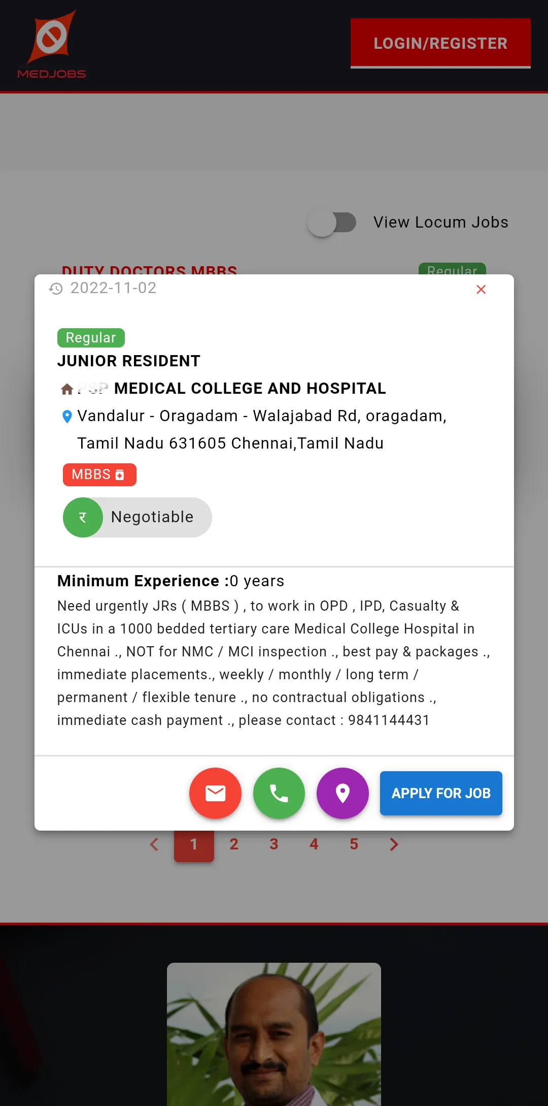 Medjobs | Indus Appstore | Screenshot