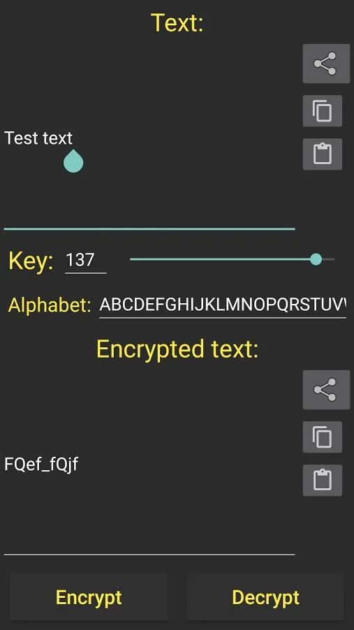 Caesar's encryptor | Indus Appstore | Screenshot