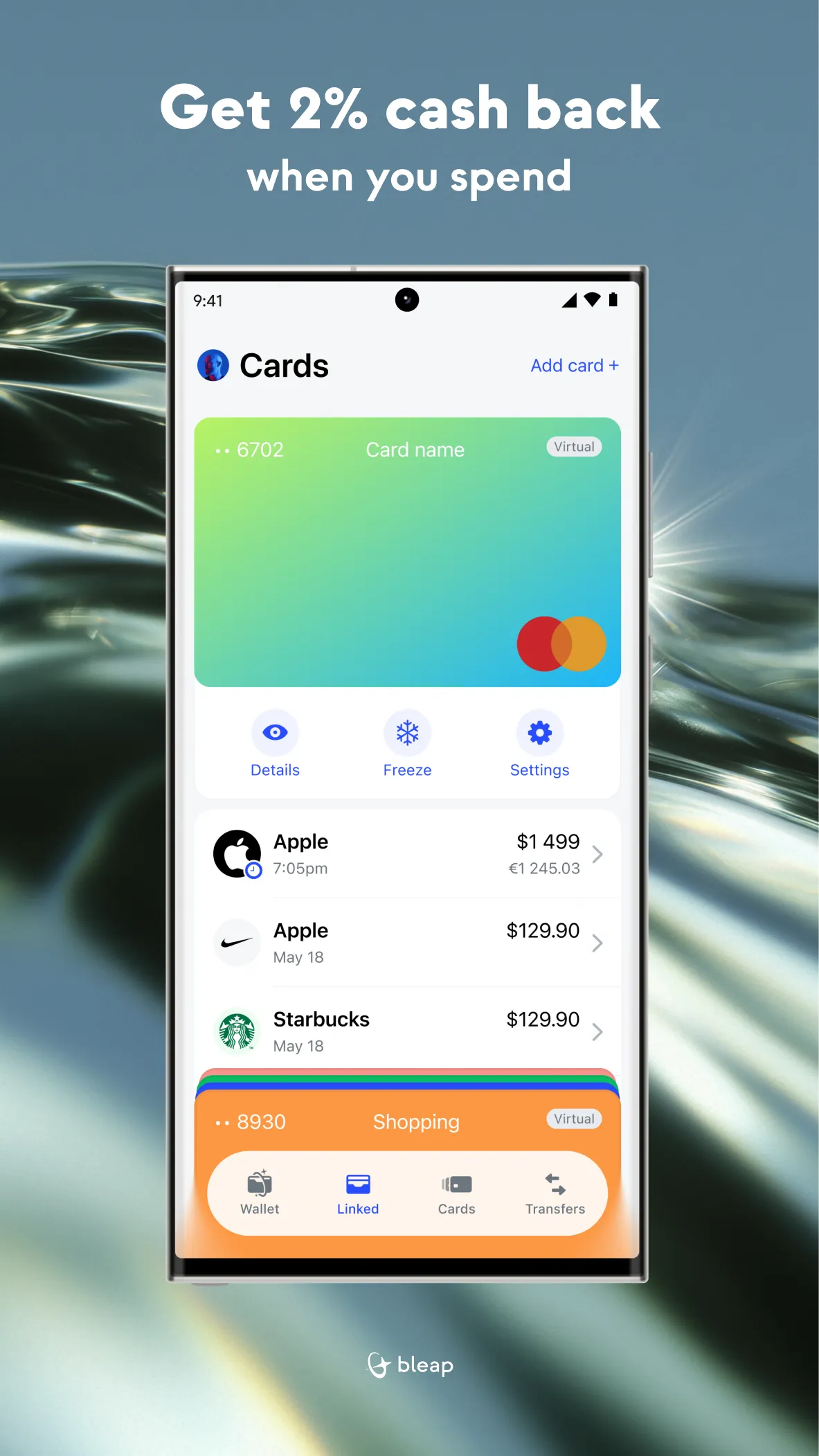 Bleap: Finance & Crypto Card - Apps on Indus Appstore