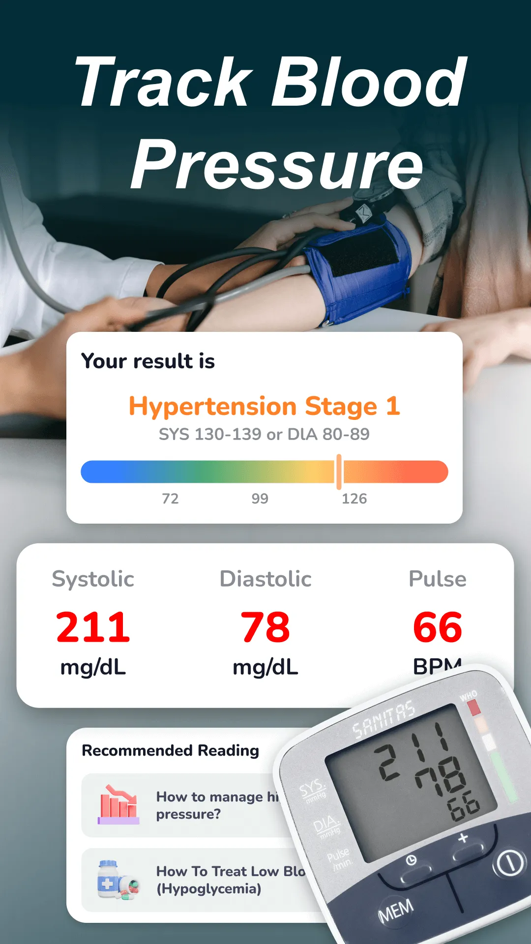 Health Tracker: BP Monitor | Indus Appstore | Screenshot