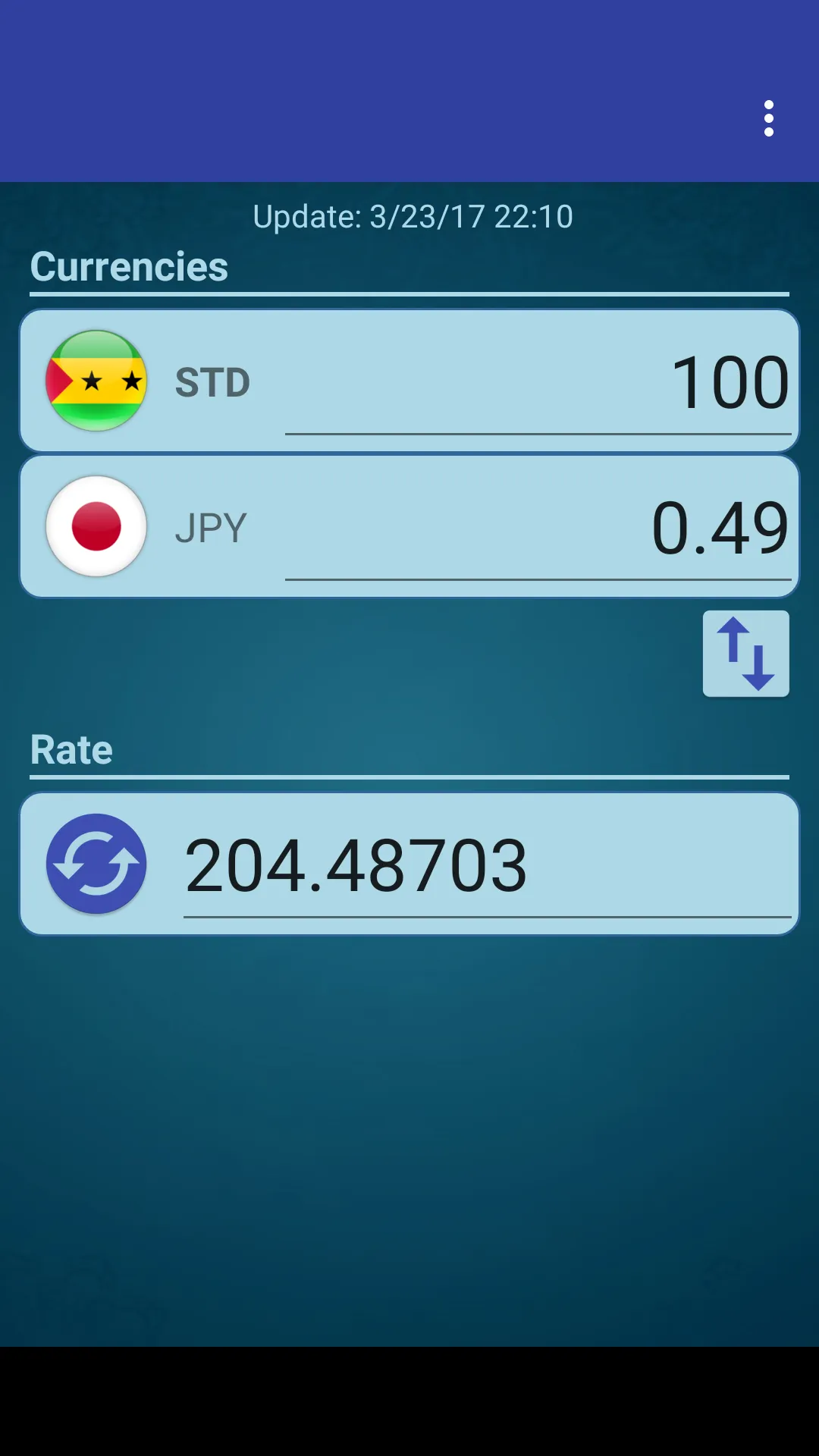 Japan Yen x Sao Tomean Dobra | Indus Appstore | Screenshot