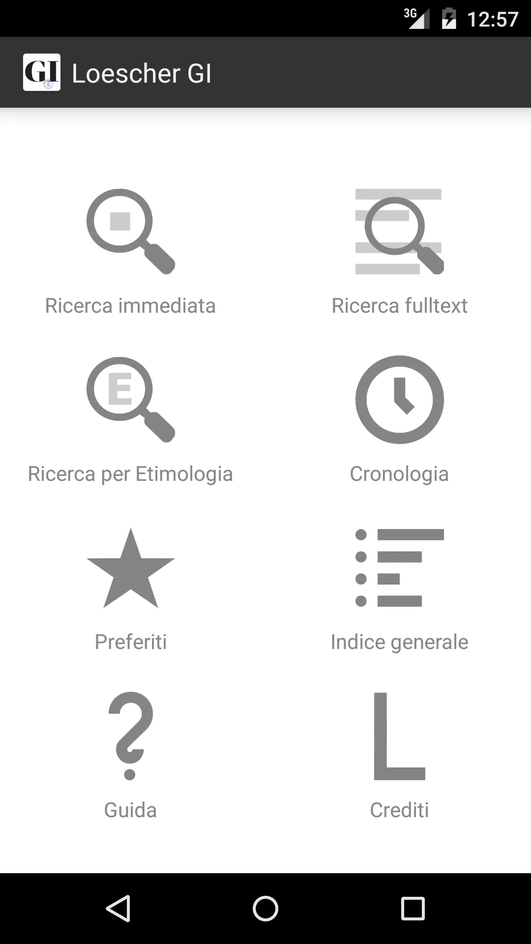 GI Vocabolario di lingua greca | Indus Appstore | Screenshot