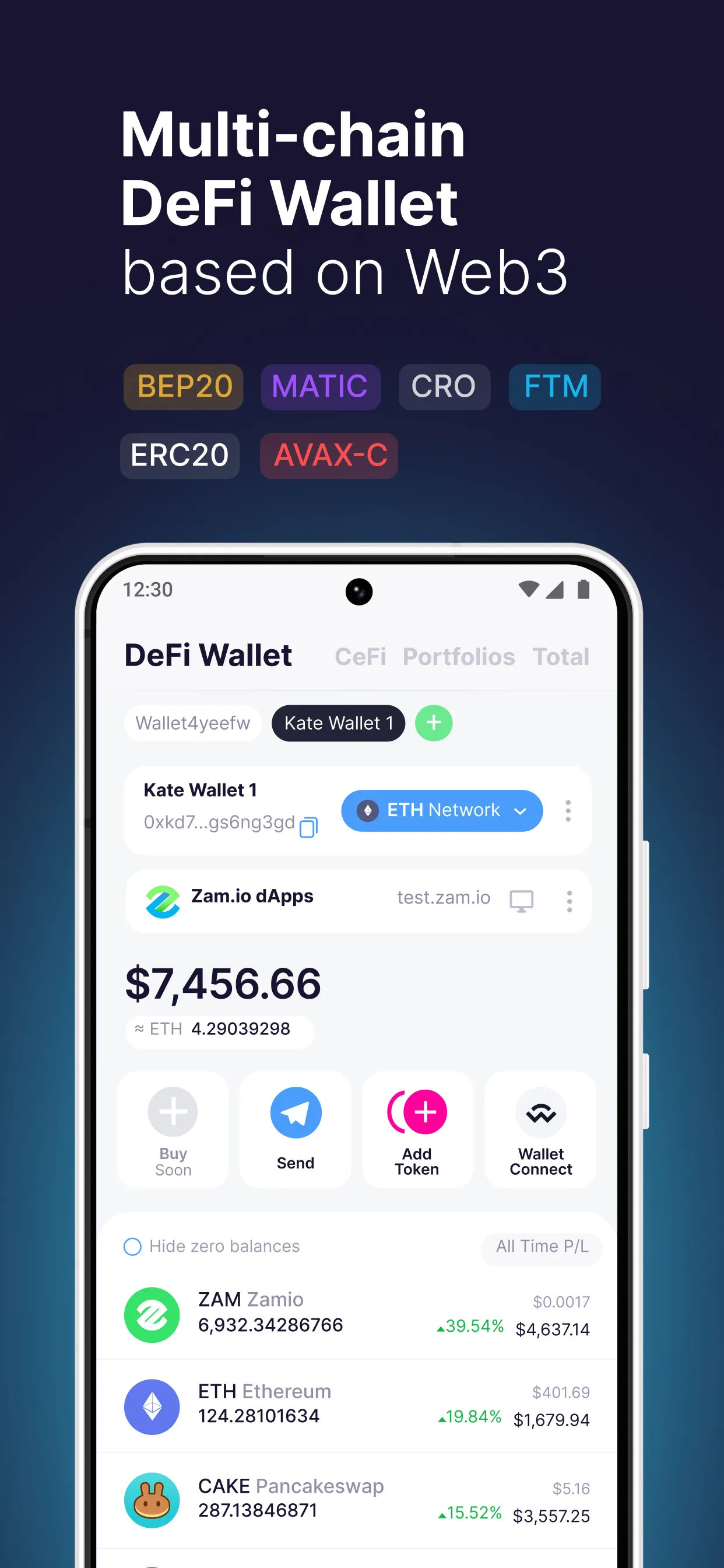 ZamWallet Crypto, DeFi, Invest | Indus Appstore | Screenshot