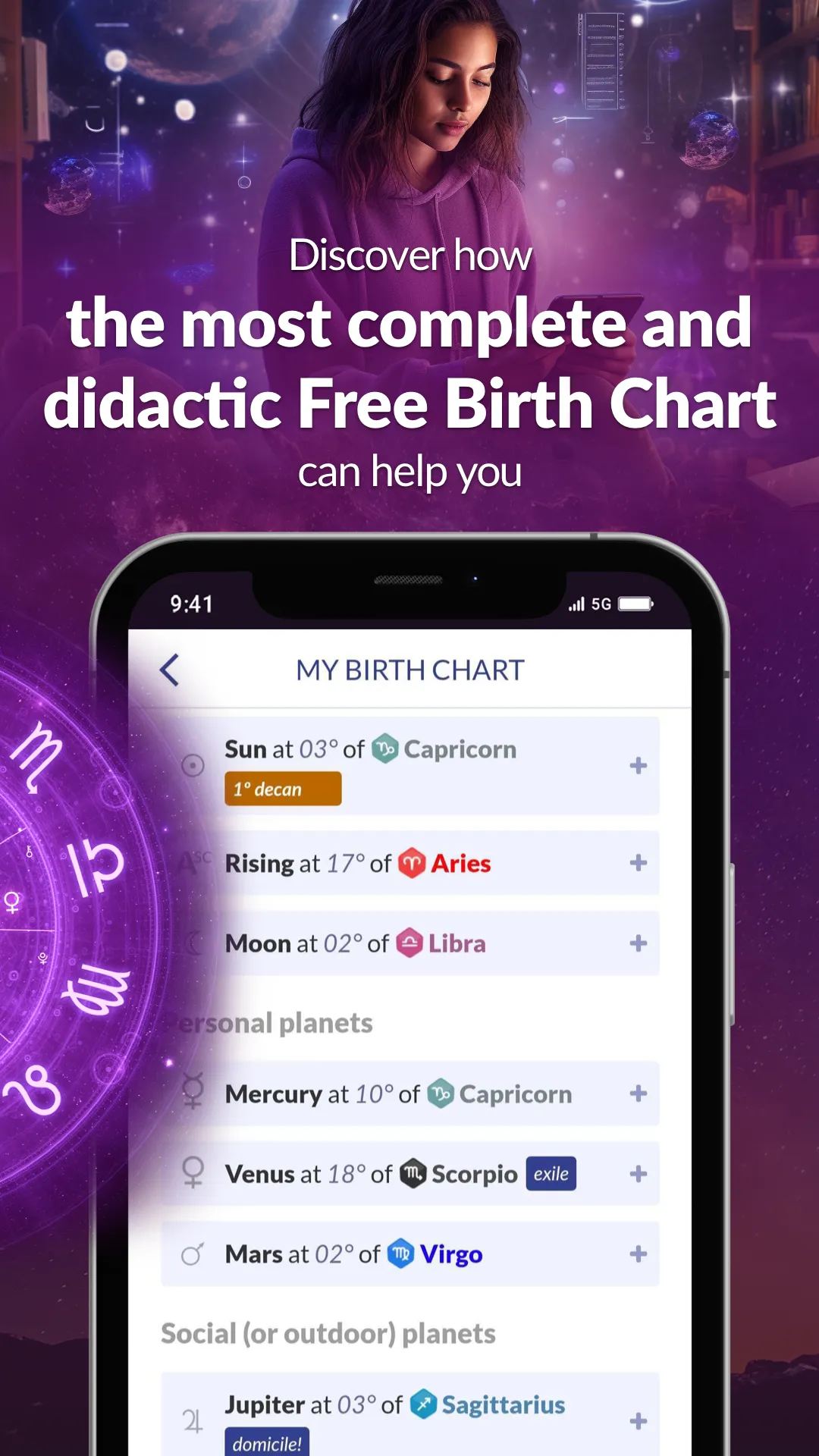 Astrolink: Birth Chart | Indus Appstore | Screenshot