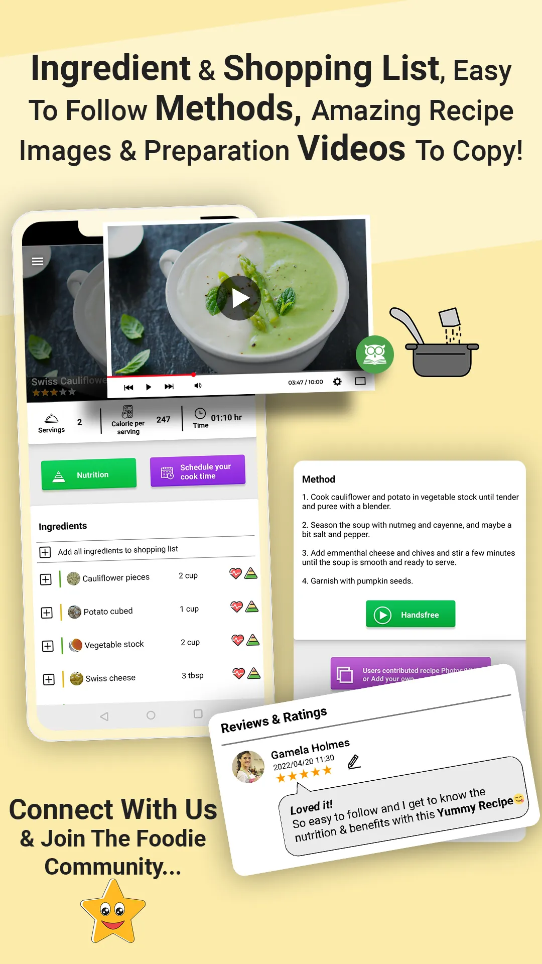 Vegetarian Recipes Offline Veg | Indus Appstore | Screenshot