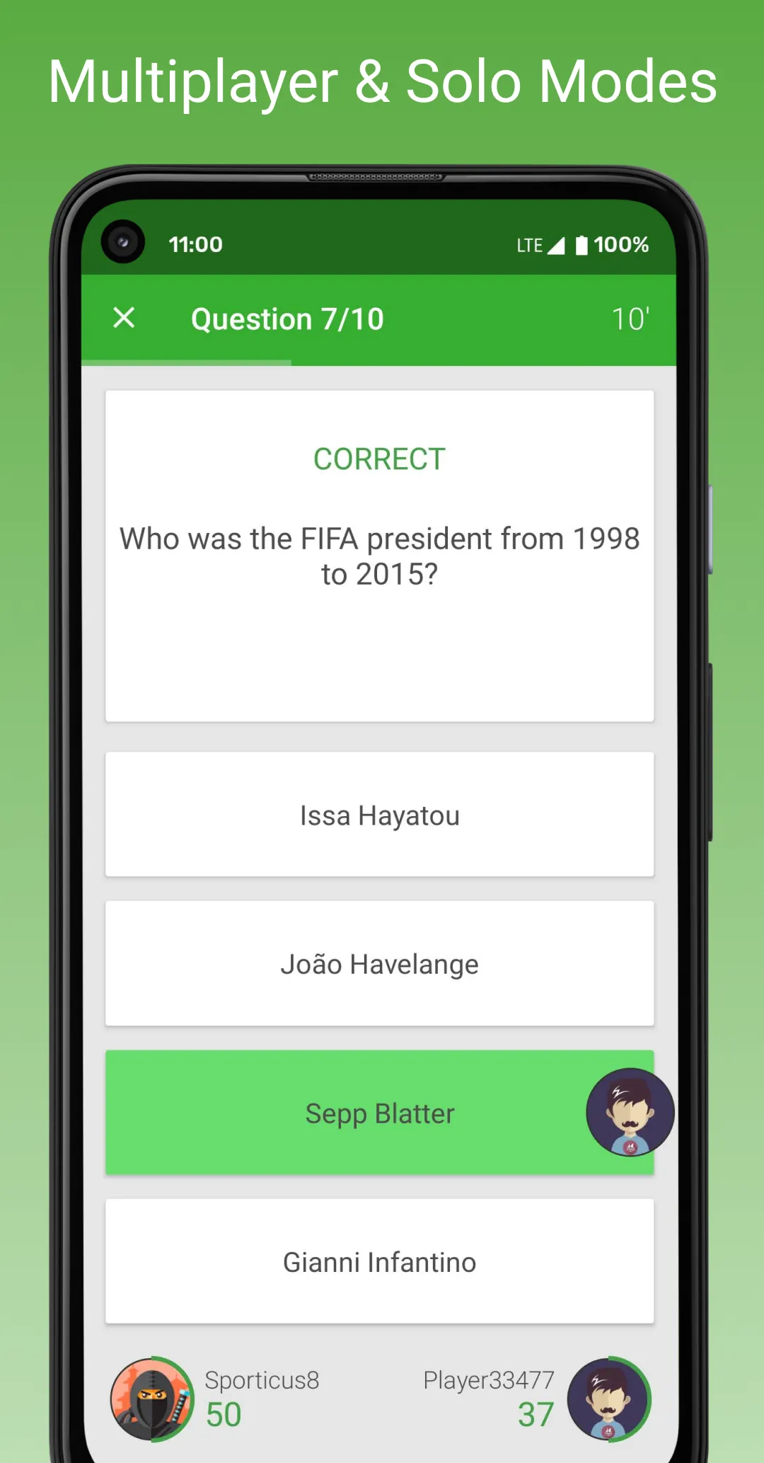 Soccer Fan Quiz | Indus Appstore | Screenshot