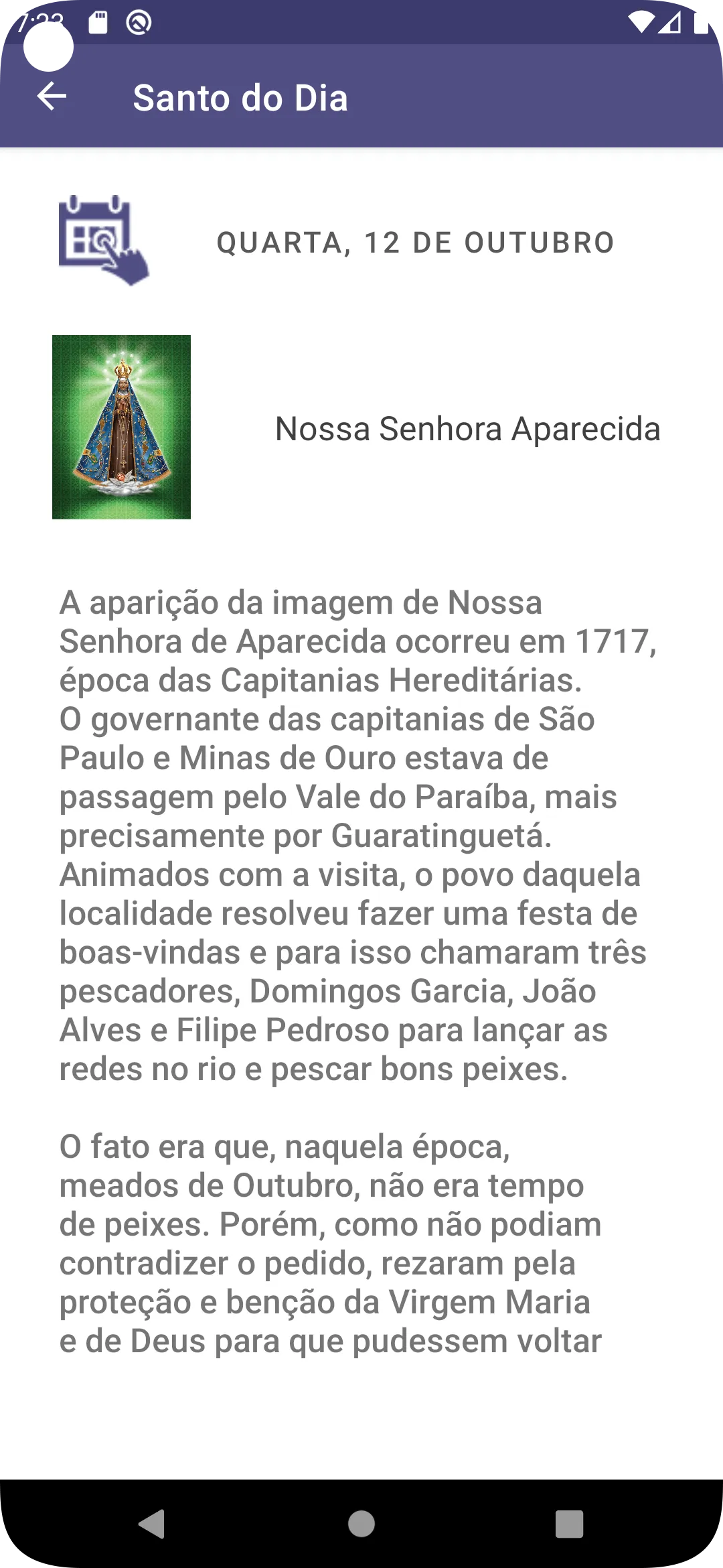 Oração Diária | Indus Appstore | Screenshot