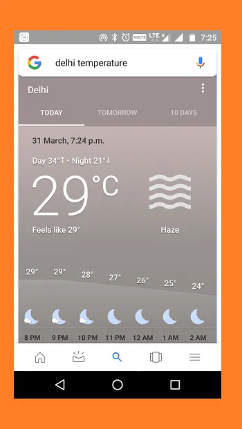 Aaj Ka Mausam: Aaj Ka Tapman,  | Indus Appstore | Screenshot