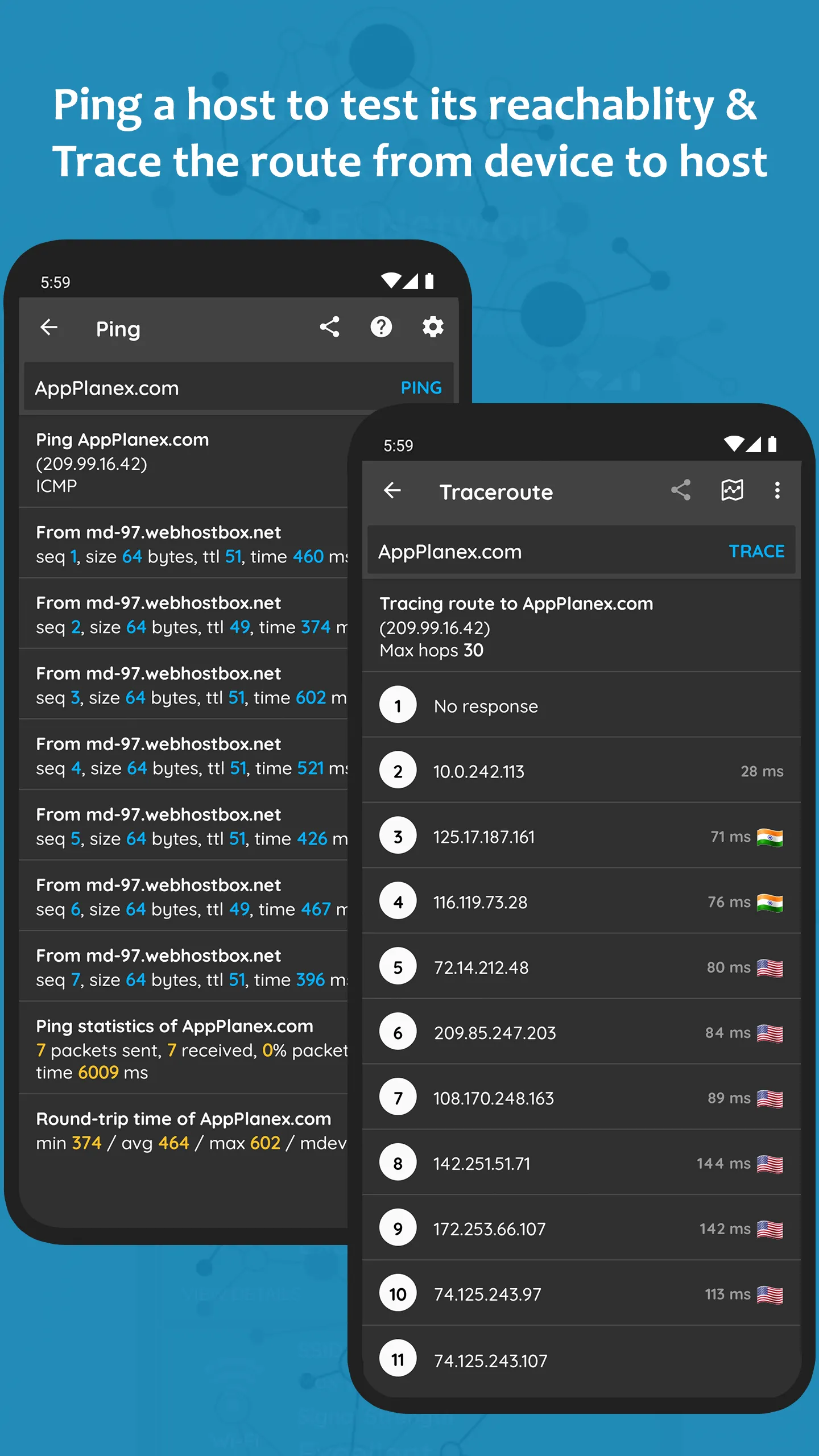 PingMaster Network Utilities | Indus Appstore | Screenshot